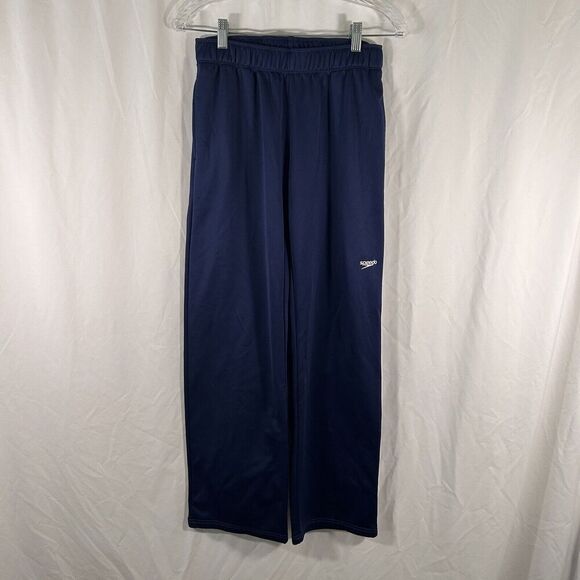 Speedo Sweatpants Men's XS Solid Blue Pull On Elastic Waist Pockets - Picture 2 of 10